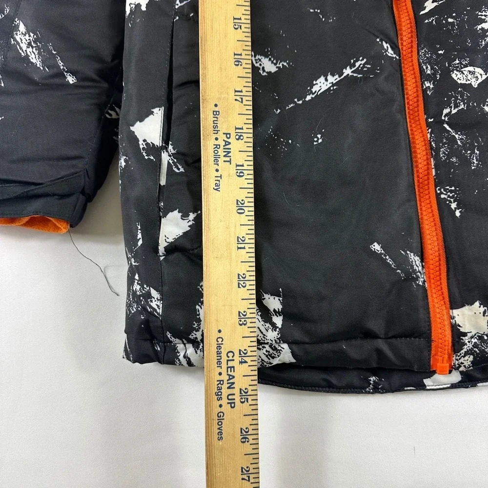 Hurley Youth Medium 10/12 Ski Snowboard Jacket Black Orange Mountains‎
